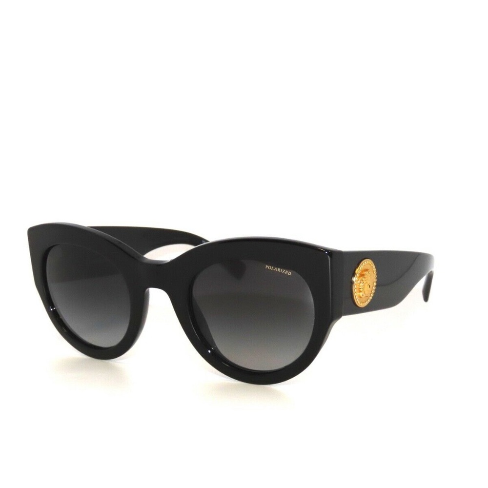 Versace VE4353 4353 GB1/T3 Black Gray Gradient Polarized Sunglasses